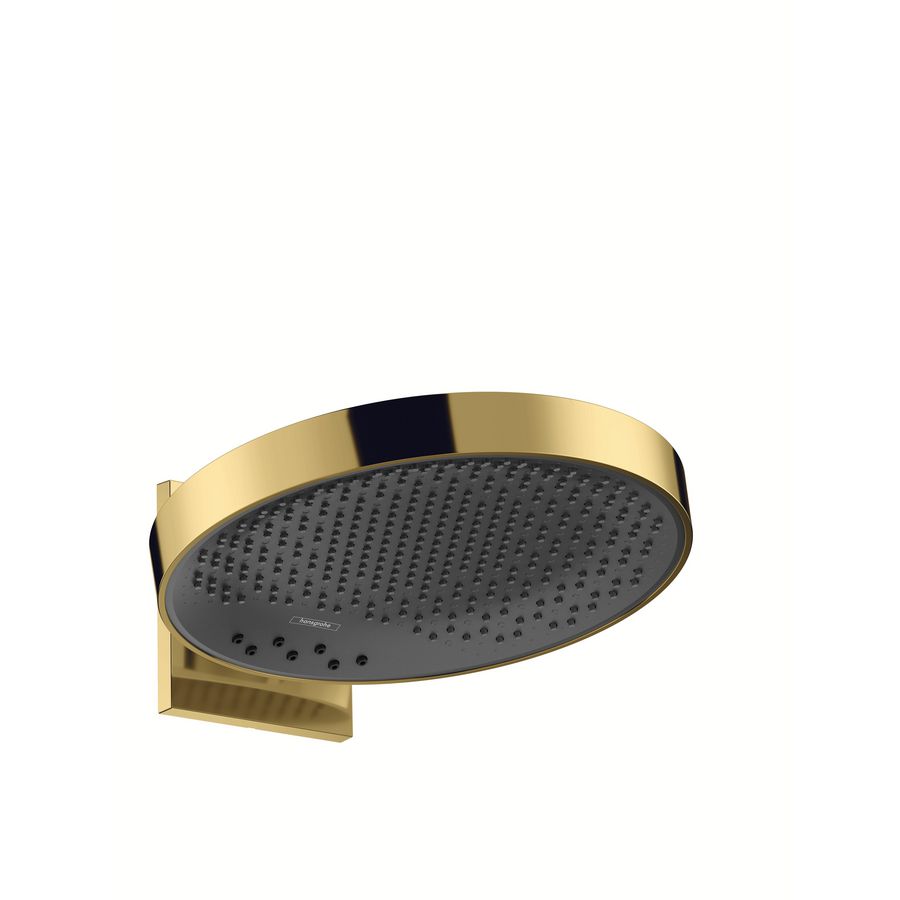 Hoofddouche Rainfinity 360 3 straalsoorten wand polished gold optic