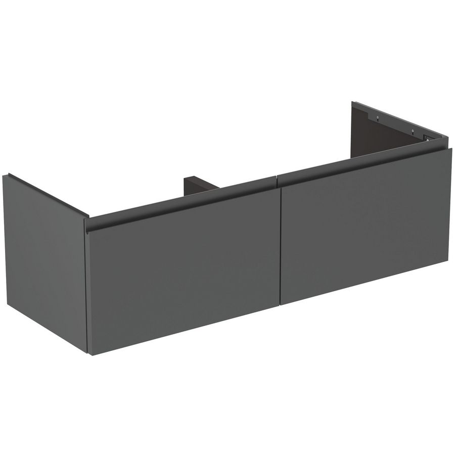 Wastafelmeubel 1200x440x370mm matt anthracite 2 laden Finesse