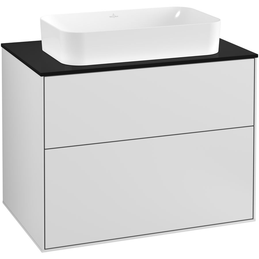 Wastafelonderkast Finion 800x603x501mm White Matt Lacquer F22200MT