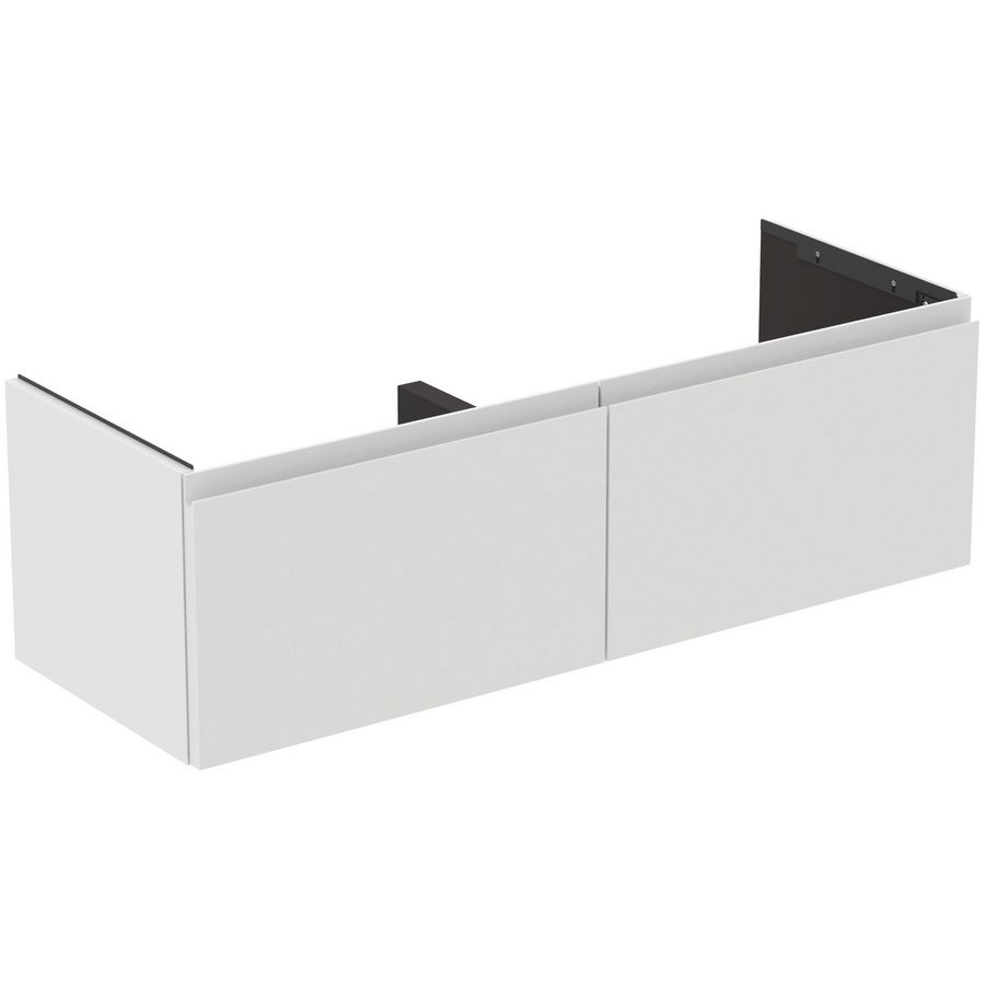 Wastafelmeubel 1200x440x370mm matt white 2 laden Finesse