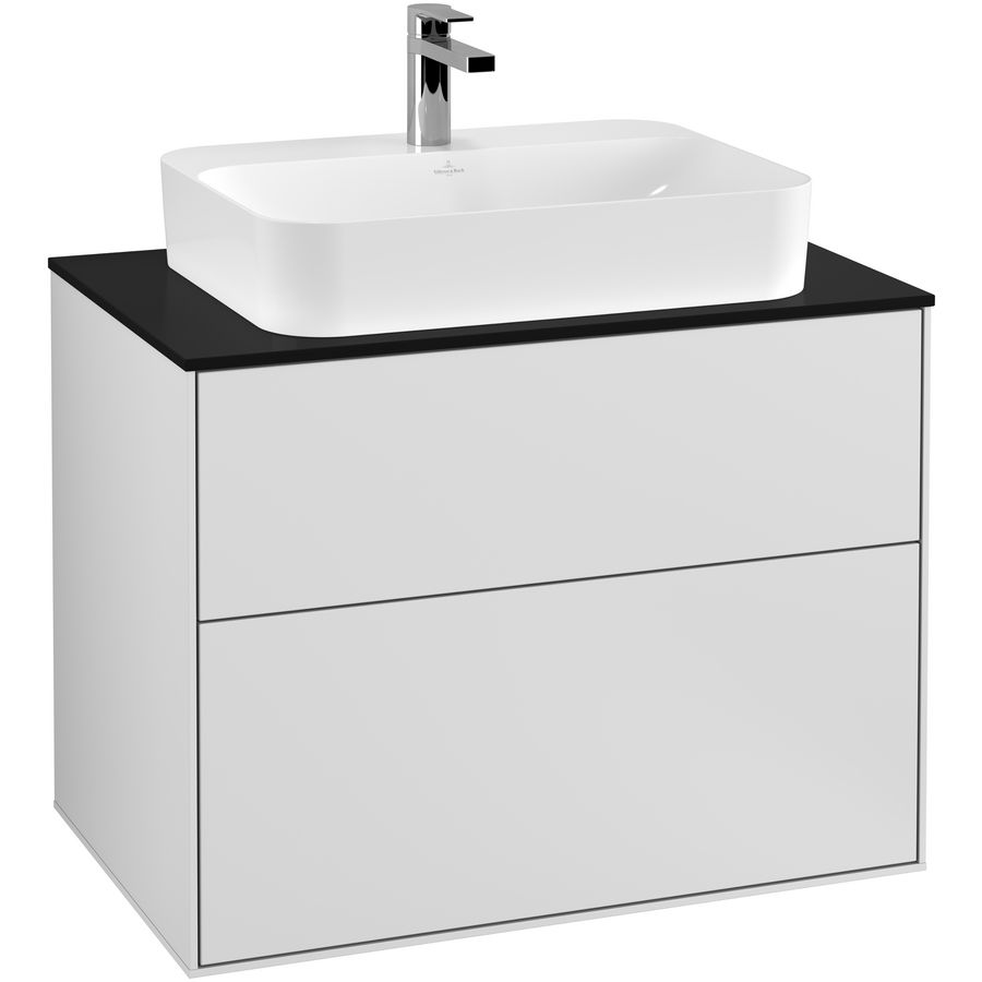 Wastafelonderkast Finion 800x603x501mm White Matt Lacquer F34200MT