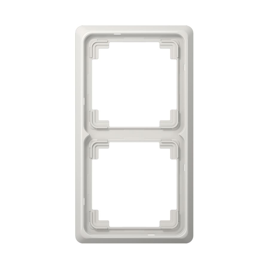 Afdekraam lichtgrijs 2-voudig CD-plus