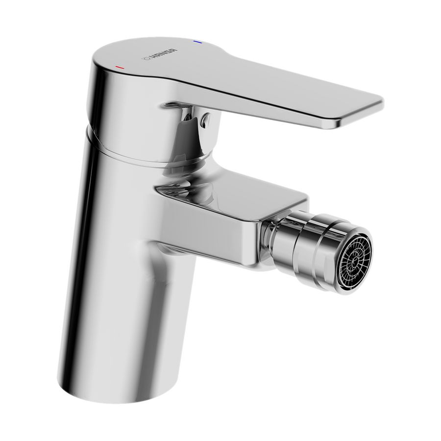 Twist bidetmengkraan vaste uitloop met waste 3/8flex topbed.