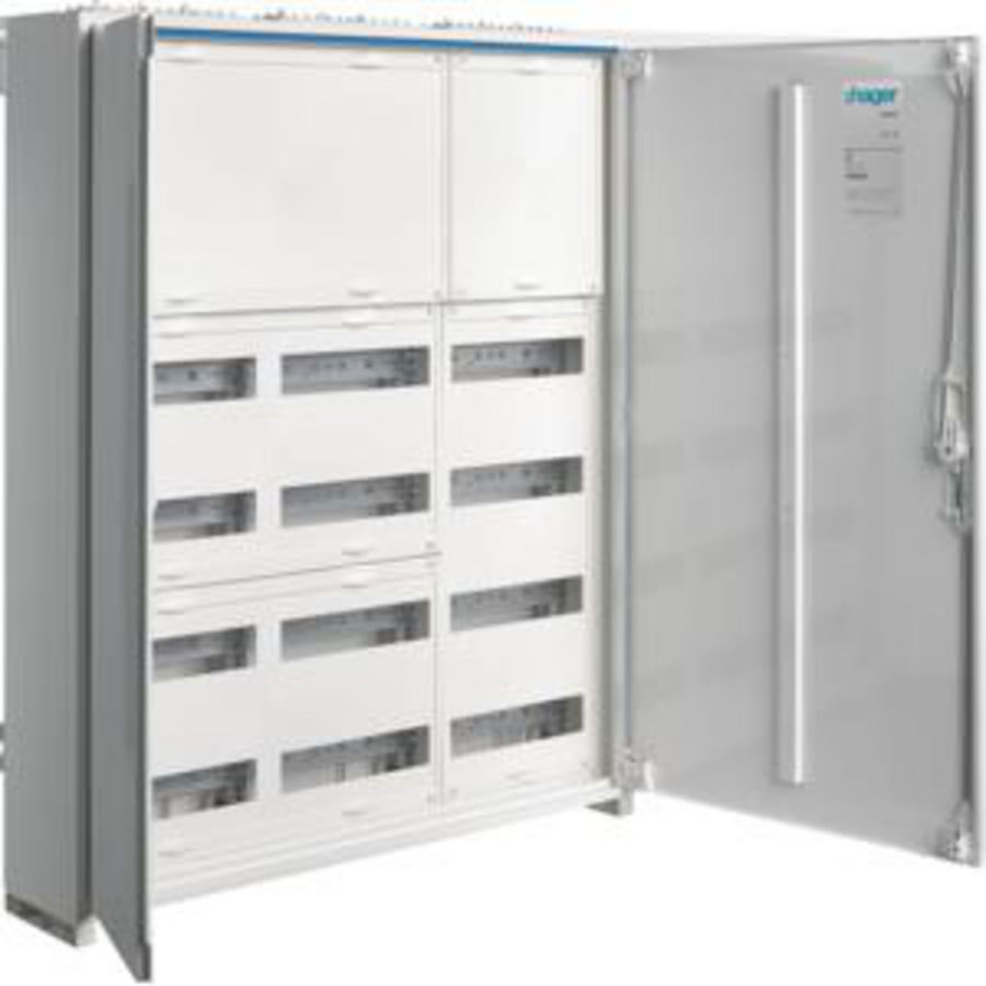 Opbouwveldverdeler afdekplaat IP44 950x800x161mm 144 mod.