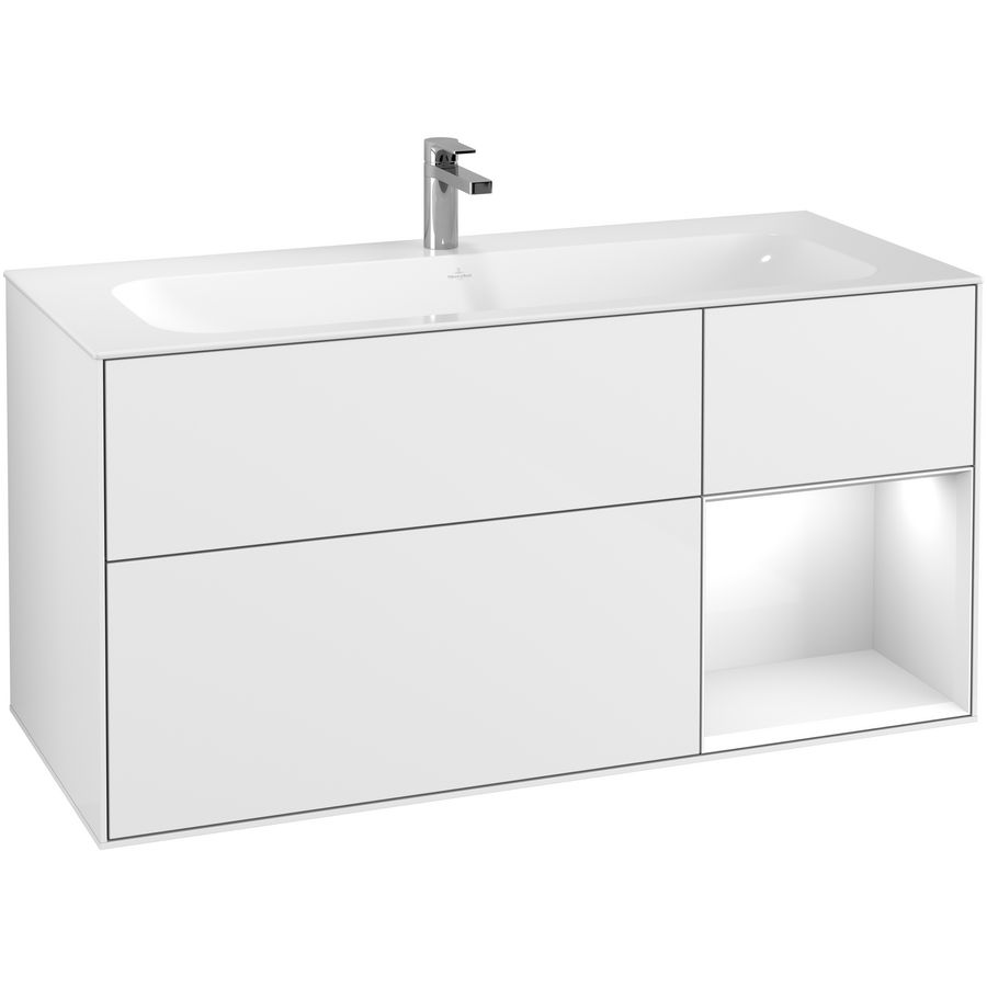 Wastafelonderkast Finion 1196x591x498mm G.White.L G070GFGF