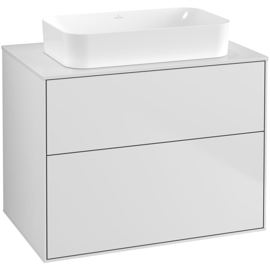 Wastafelonderkast Finion 800x603x501mm White Matt Lacquer F63100MT