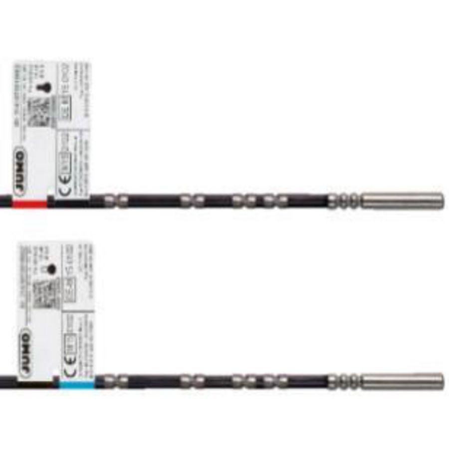 Temperatuursensoren Pt500 gepaard, diam. 6 mm, kabel 3m