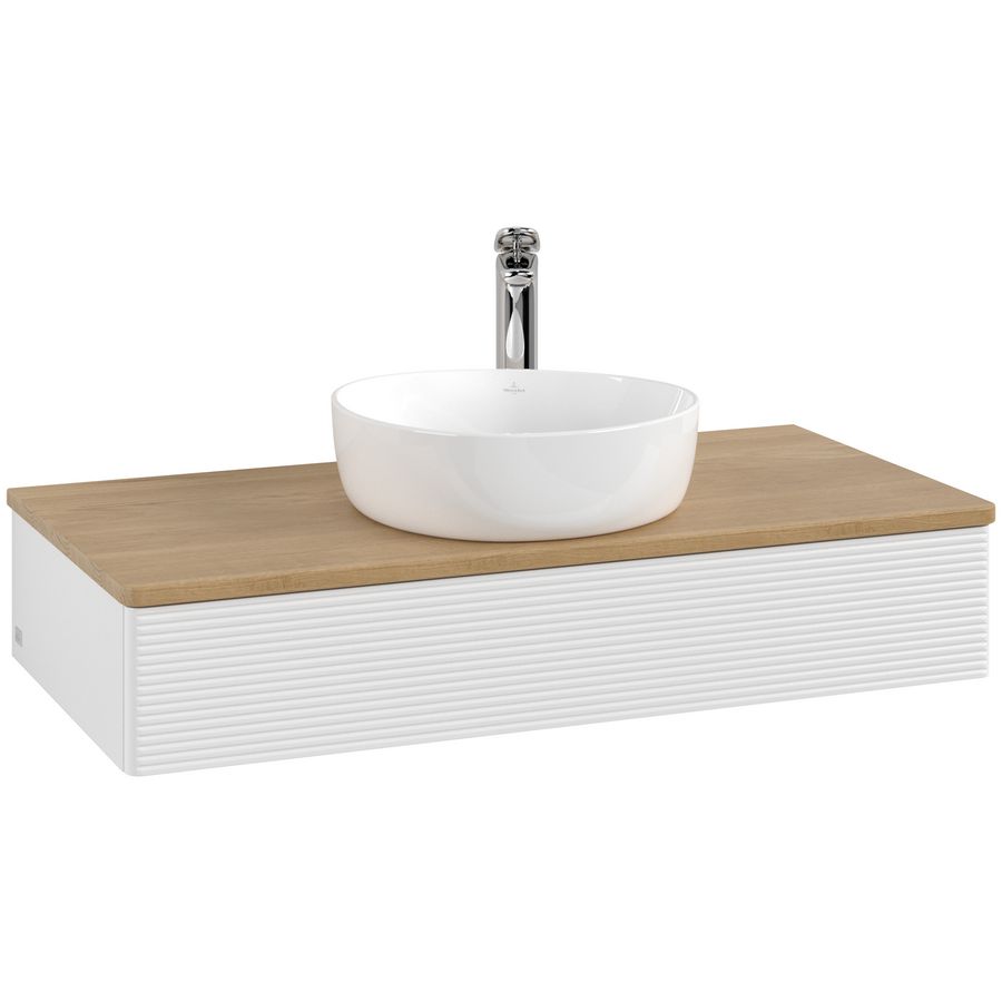 Wastafelonderkast Antao 1000x190x500mm G.White.L L09151GF