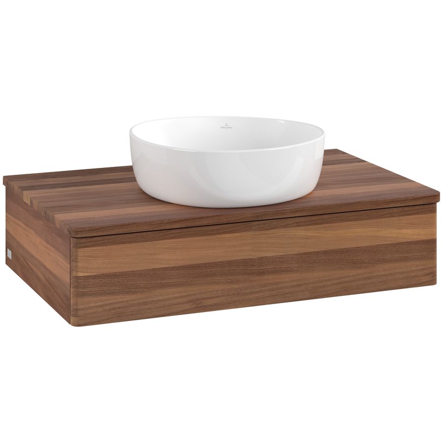 Wastafelonderkast Antao 800x190x500mm Warm Walnut L08012HM