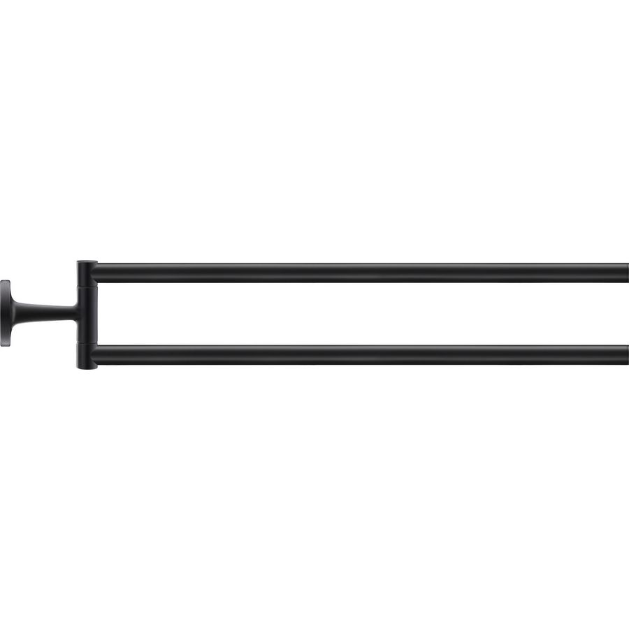 Starck T Handdoekhouder 50x465x80mm Zwart mat