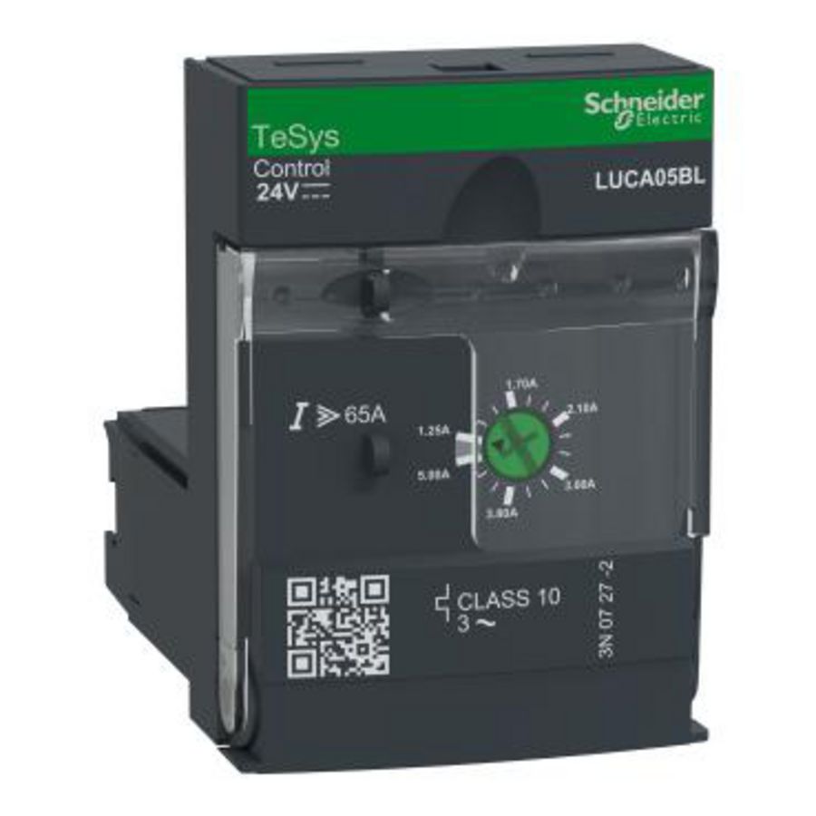Standaard regeleenheid LUCA Klasse 10 1,25-5A 24V DC TeSys U