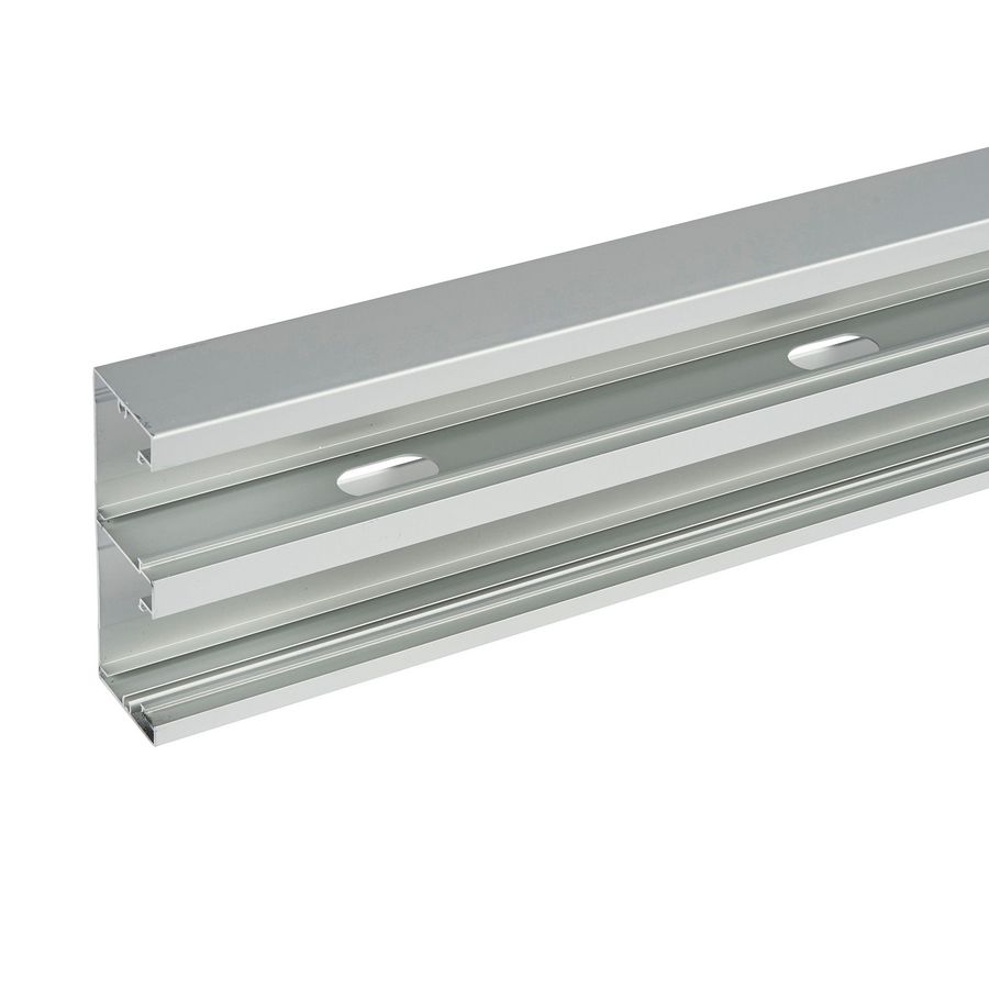 Lengte a 2m. Wandgoot snap-on 130x50 ALU