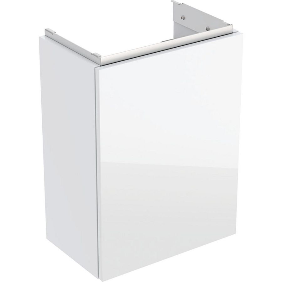 Fonteinonderkast Acanto met één deur B40 Wit glas