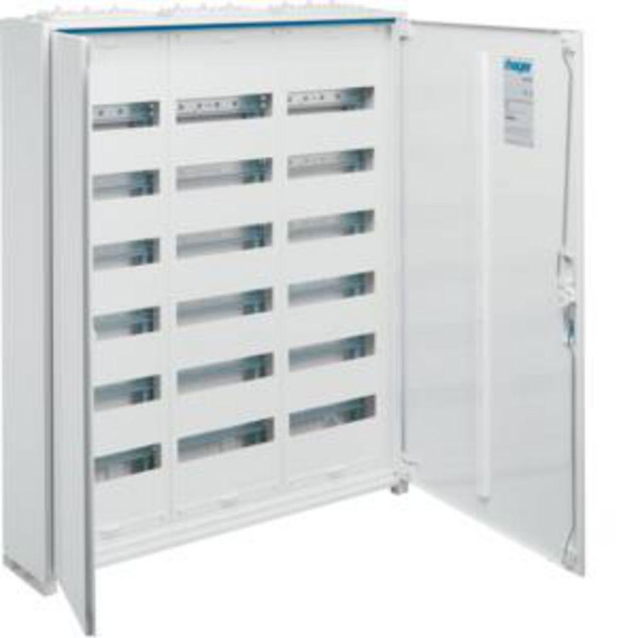 Opbouwveldverdeler IP44 950x800x161mm 216 mod. geisoleerd