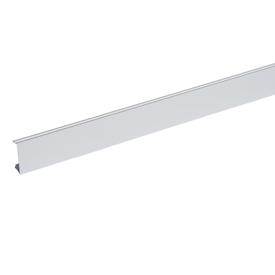 Lengte a 2m. Deksel Aluminium snap-on wandgoot
