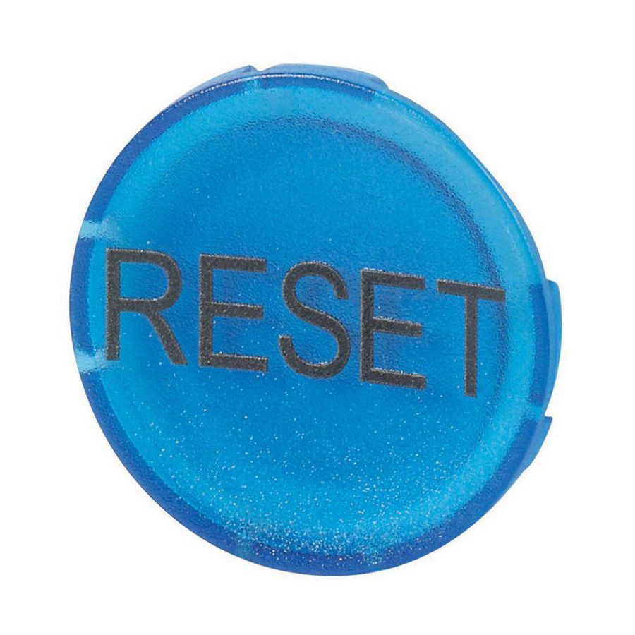 Lenzen vlak blauw "reset" VVE=10