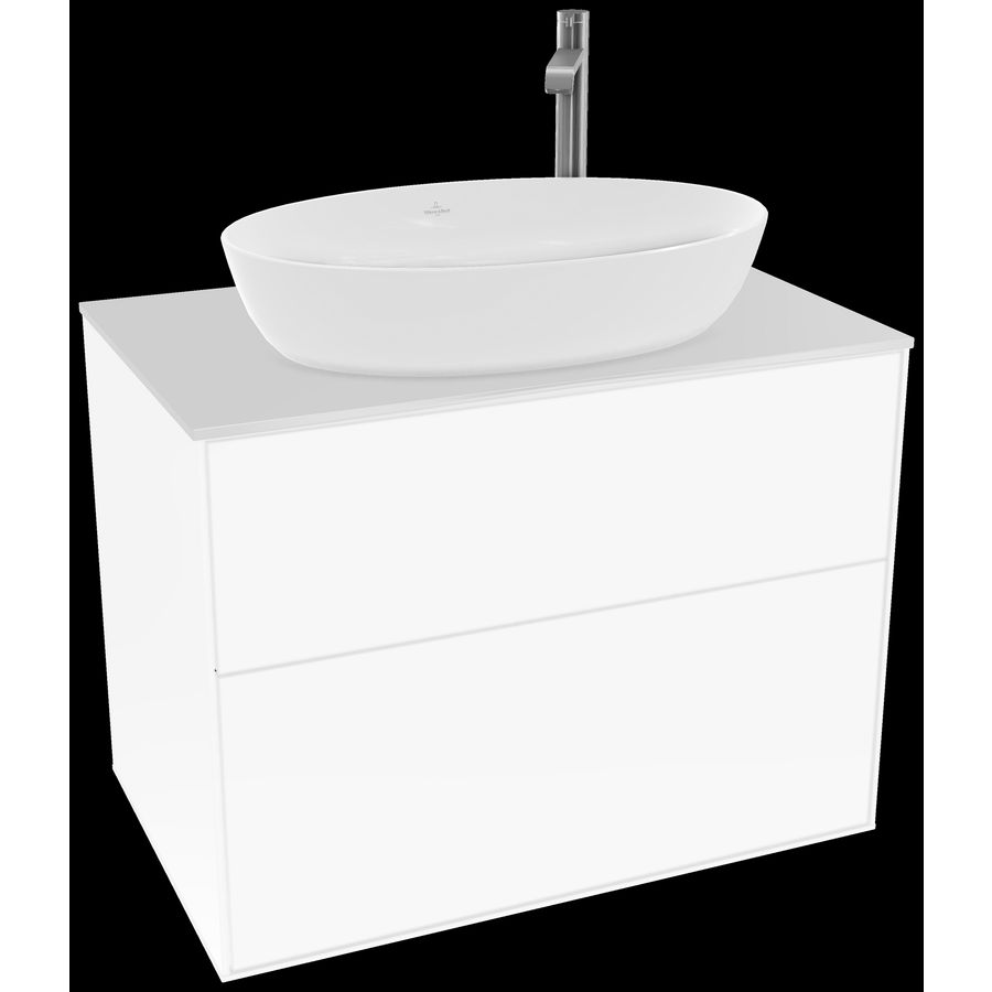 Wastafelonderkast Finion 800x603x501mm White Matt Lacquer F87100MT