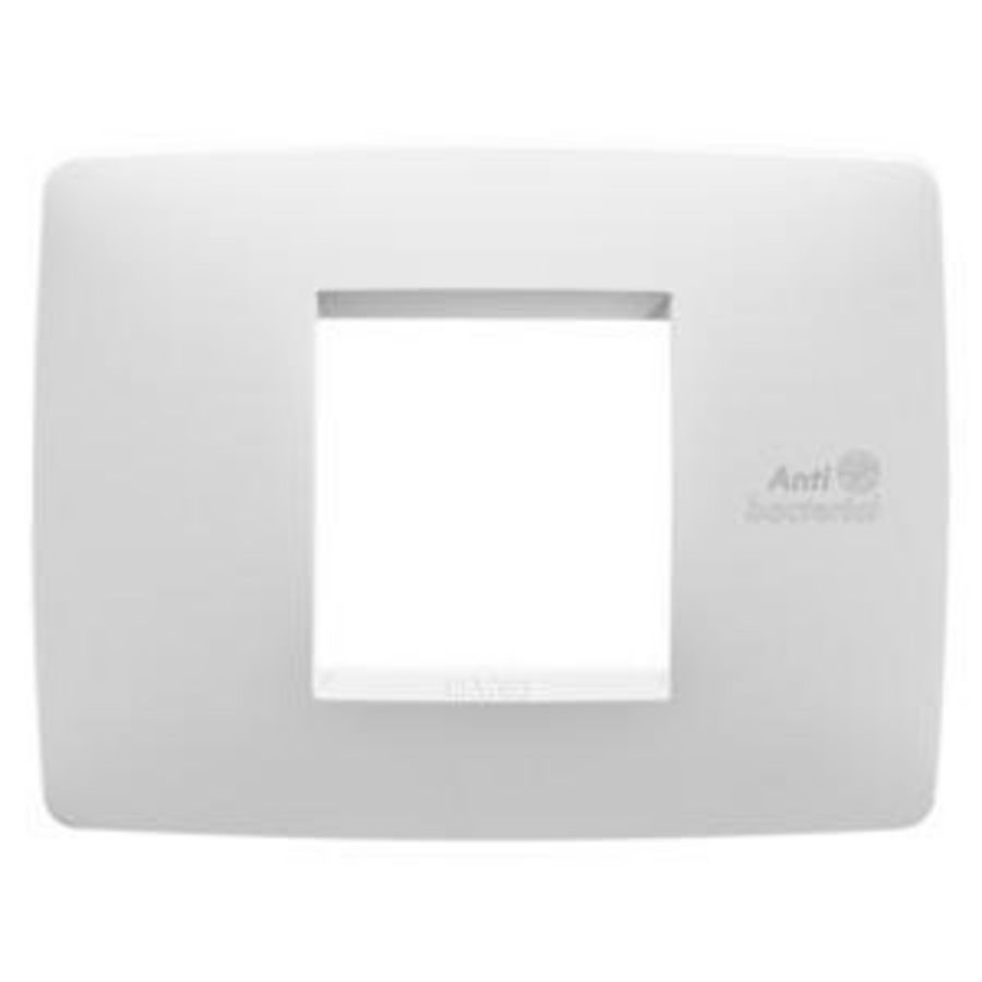 ONE PLATE-TECHNOPOLYMER-2 MODULES-WHITE-ANTIBACTERIA