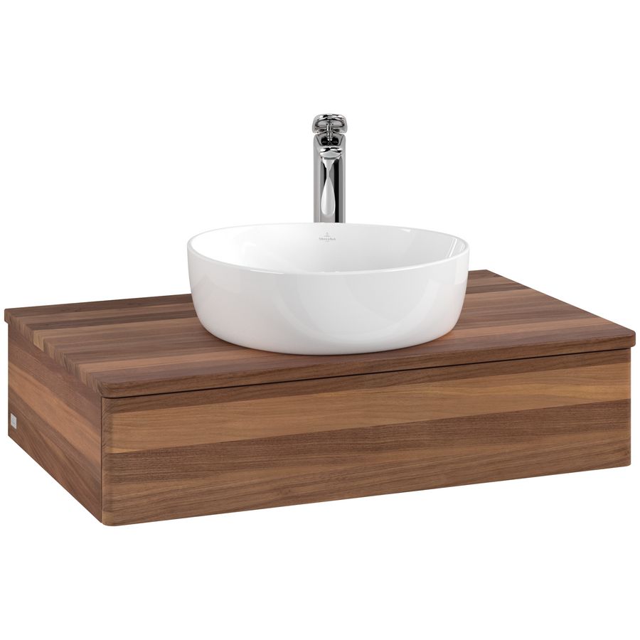 Wastafelonderkast Antao 800x190x500mm Warm Walnut L08052HM