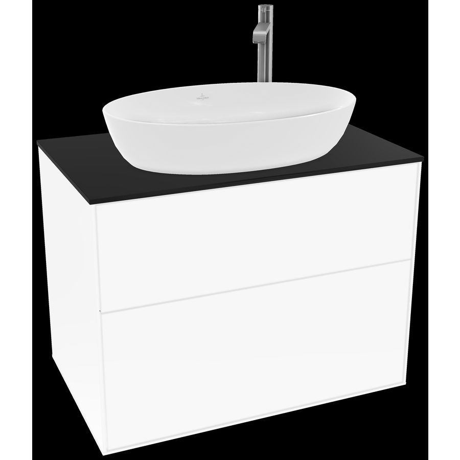 Wastafelonderkast Finion 800x603x501mm White Matt Lacquer F87200MT