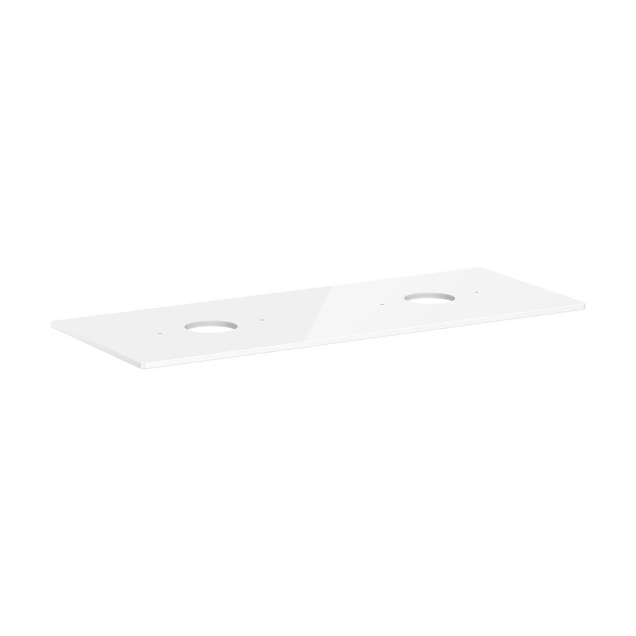 Console 1360x550mm m 2 uitsp.en Waskom zonder kraangat Xelu Q 54118050