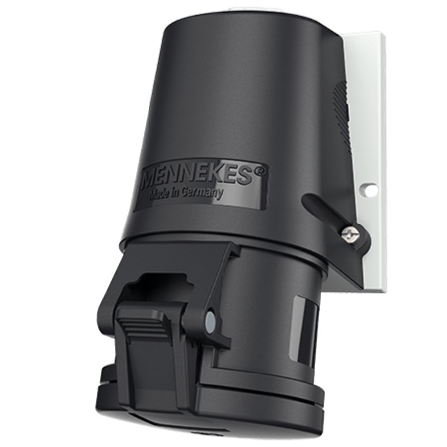 Wandcontactdoos 32A 4-polig  7H 500V IP44 TwinCONTACT