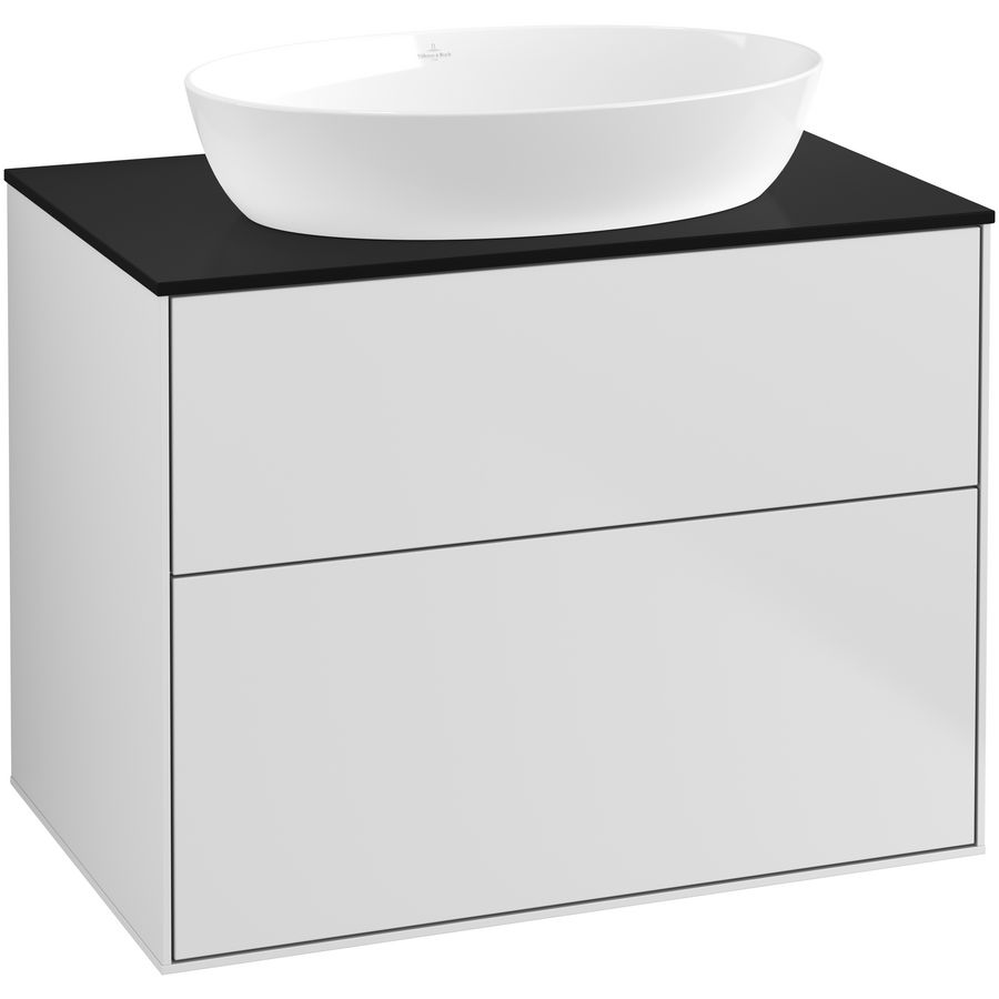 Wastafelonderkast Finion 800x603x501mm White Matt Lacquer F99200MT