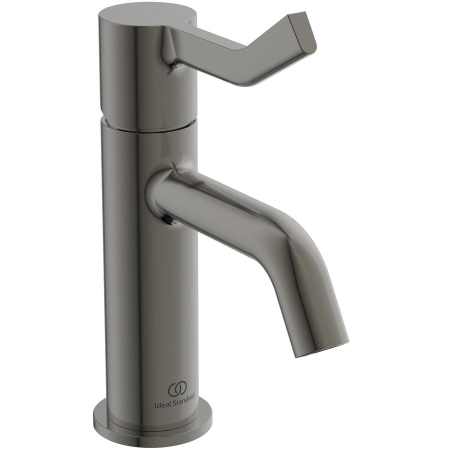 Wastafelmengkraan m. lange hendel z. waste magnetic grey Joy