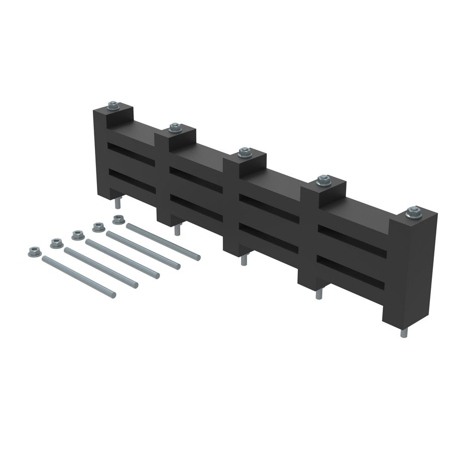Railsteun DMX3 3200/4000A zwevend - isolerend