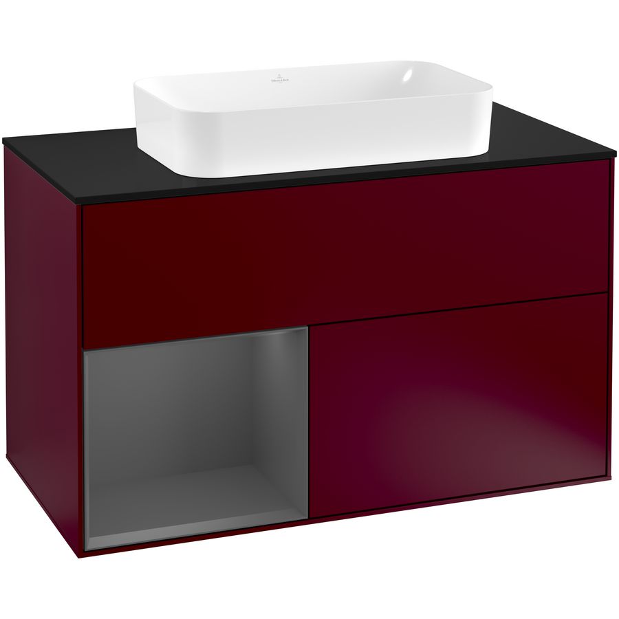 Wastafelonderkast Finion 1000x603x501mm Peony Matt Lacquer G242GKHB