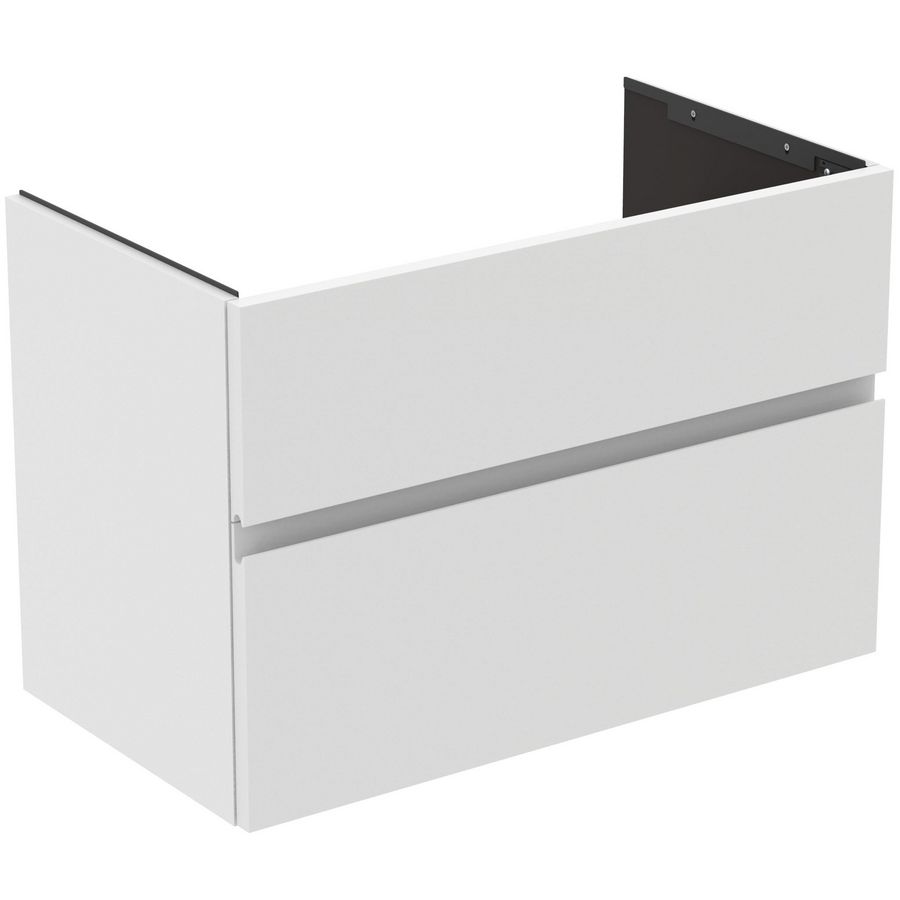 Wastafelmeubel 800x440x545mm matt white 2 laden Finesse