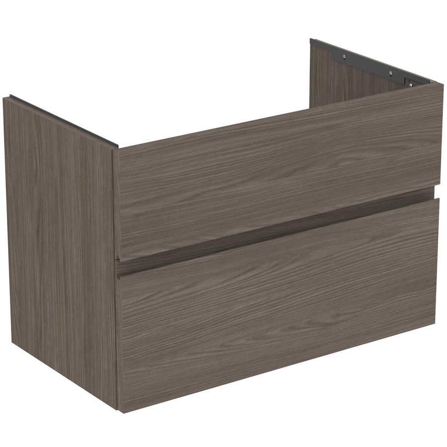 Wastafelmeubel 800x440x545mm dark elm 2 laden Finesse