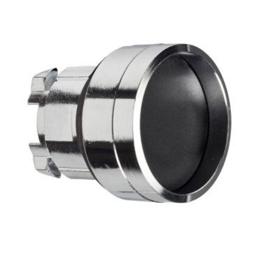 Drukknop Opstaande rand Terugvering Ø22mm Zwart chroom