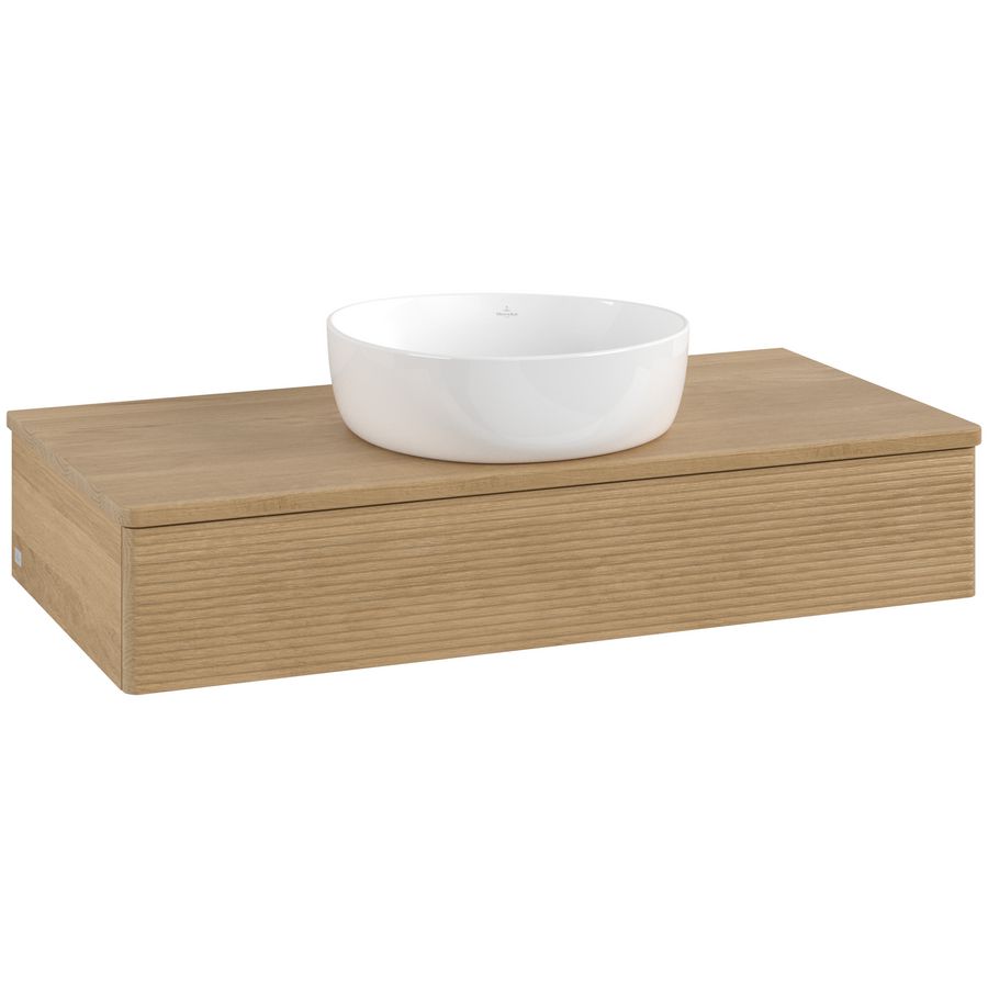 Wastafelonderkast Antao 1000x190x500mm Honey Oak K09111HN