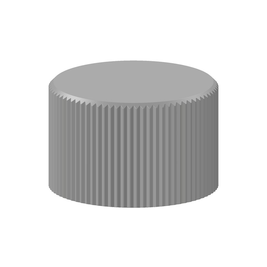 Greep 36x23mm Platina gebors.