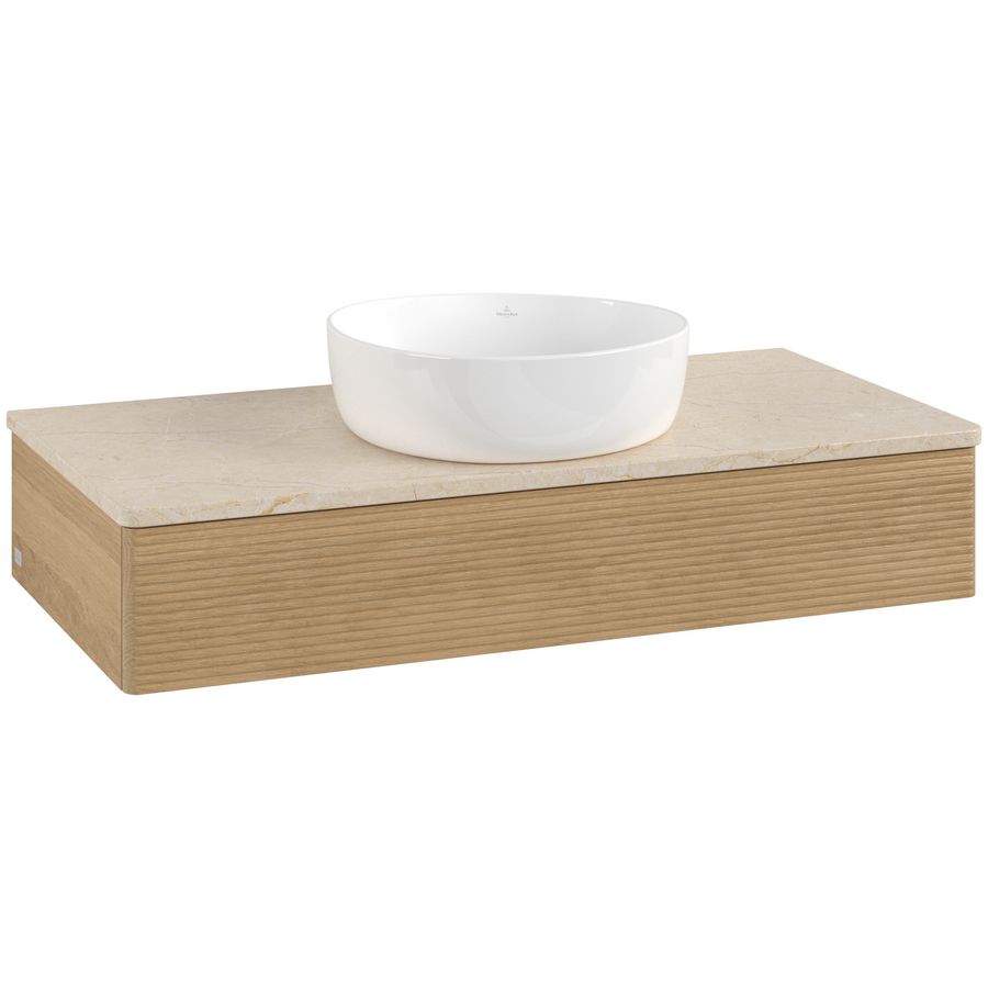Wastafelonderkast Antao 1000x190x500mm Honey Oak K09113HN