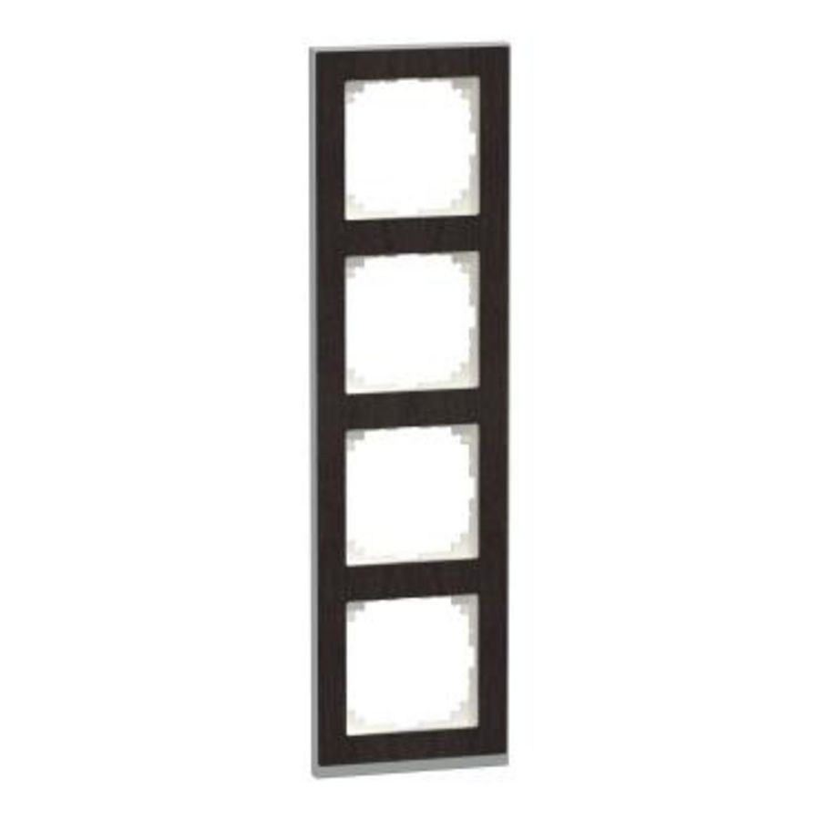 Afdekraam M-Pure Decor 4-voudig Hout Wenge Systeem M