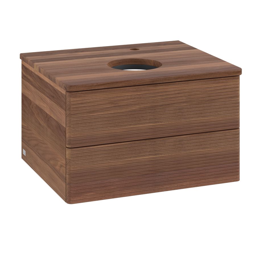 Wastafelonderkast Antao 600x360x500mm Warm Walnut L18152HM