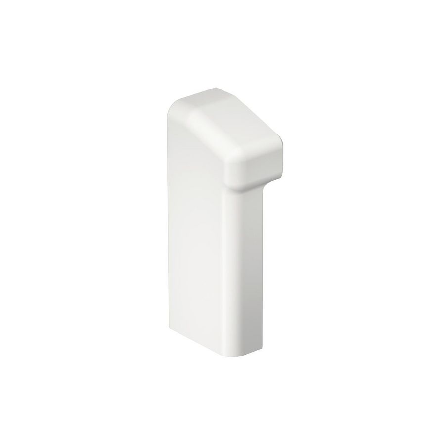 Eindstuk links SL-T 20x70 9010 puur wit VVE=10