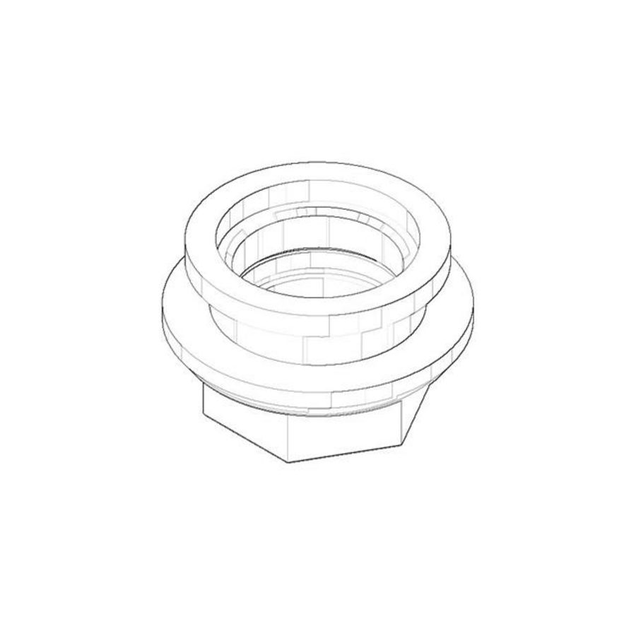 Bevestiging met afdichtingen 3/4" 0423100110190