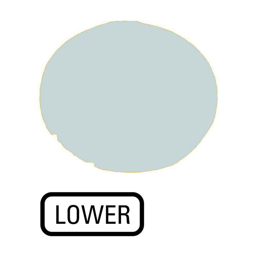 Lenzen vlak wit "lower:
