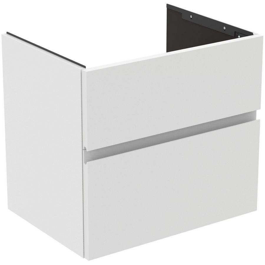 Wastafelmeubel 600x440x545mm matt white 2 laden Finesse