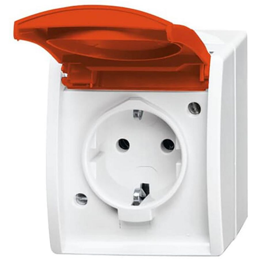 Tekstwandcontactdoos ra kd oranje opb IP44 o-alpin (20 EWN-14-54)