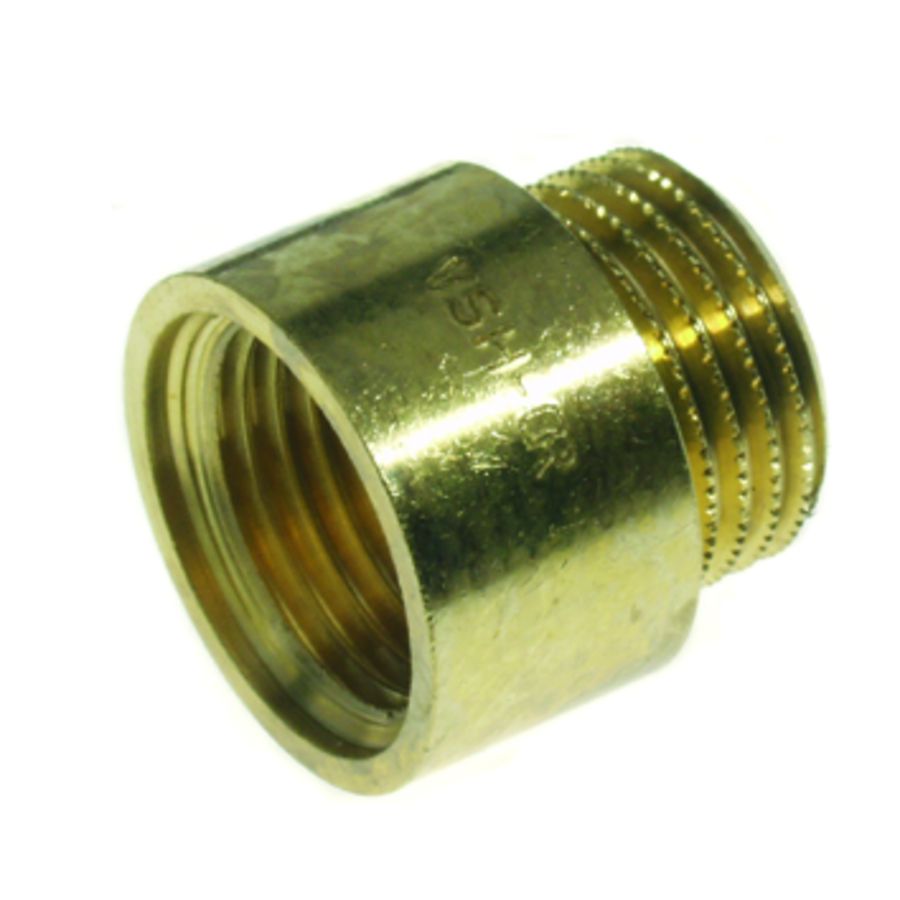 Kraanverlengstuk 1/2"x10mm messig DZR