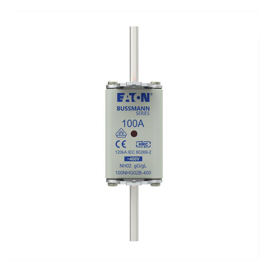 Zekering laagsp. 100A AC 400V NH02 gL/gG dubbele mel VVE=3