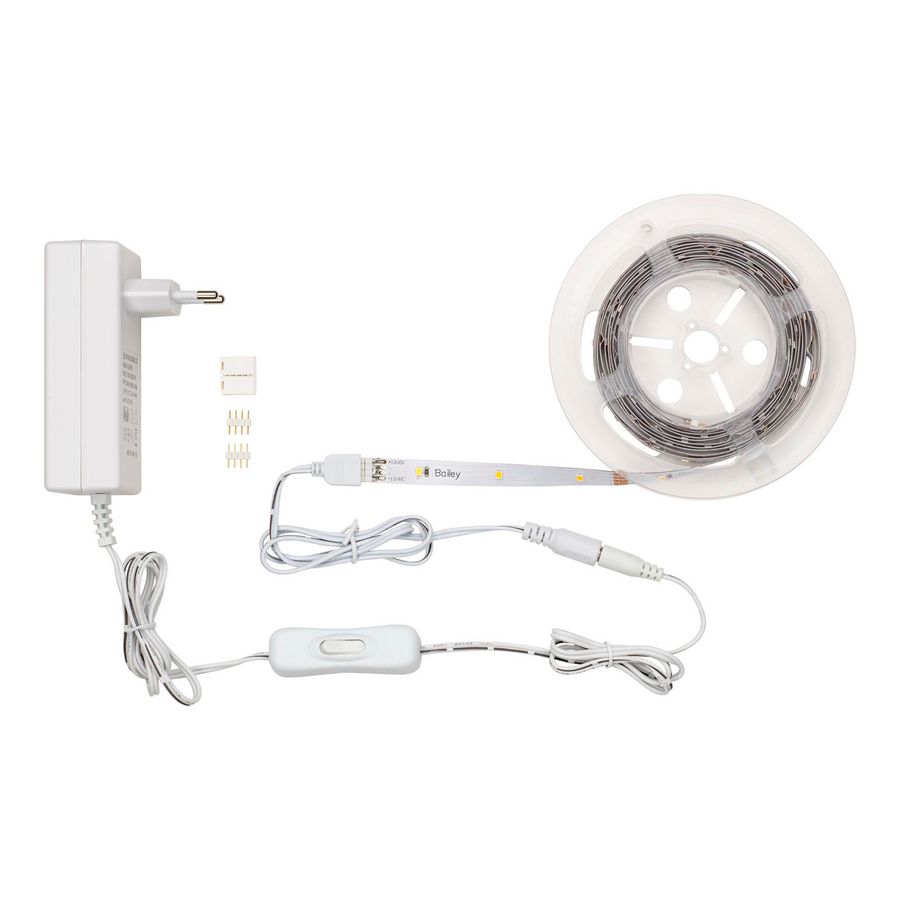 Lichtslang Strip Basic L=3m. 3000K 6.8W/m IP20 Plug & Play