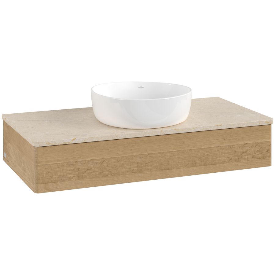 Wastafelonderkast Antao 1000x190x500mm Honey Oak L09013HN