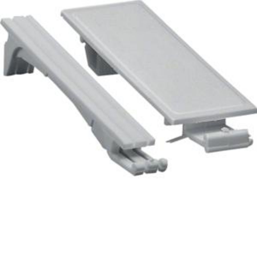 Afdekclip wit 10x1 module + 2x0,5 module