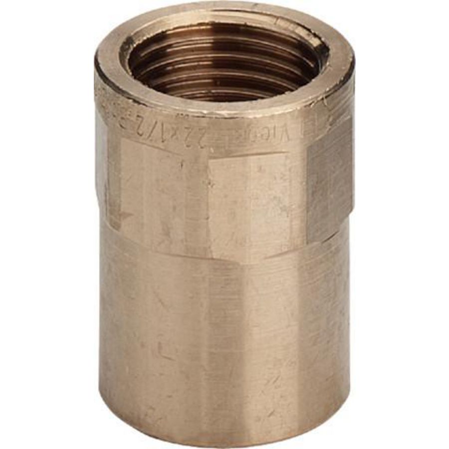 Overgangssok 10x1/2 brons/blank VVE=10