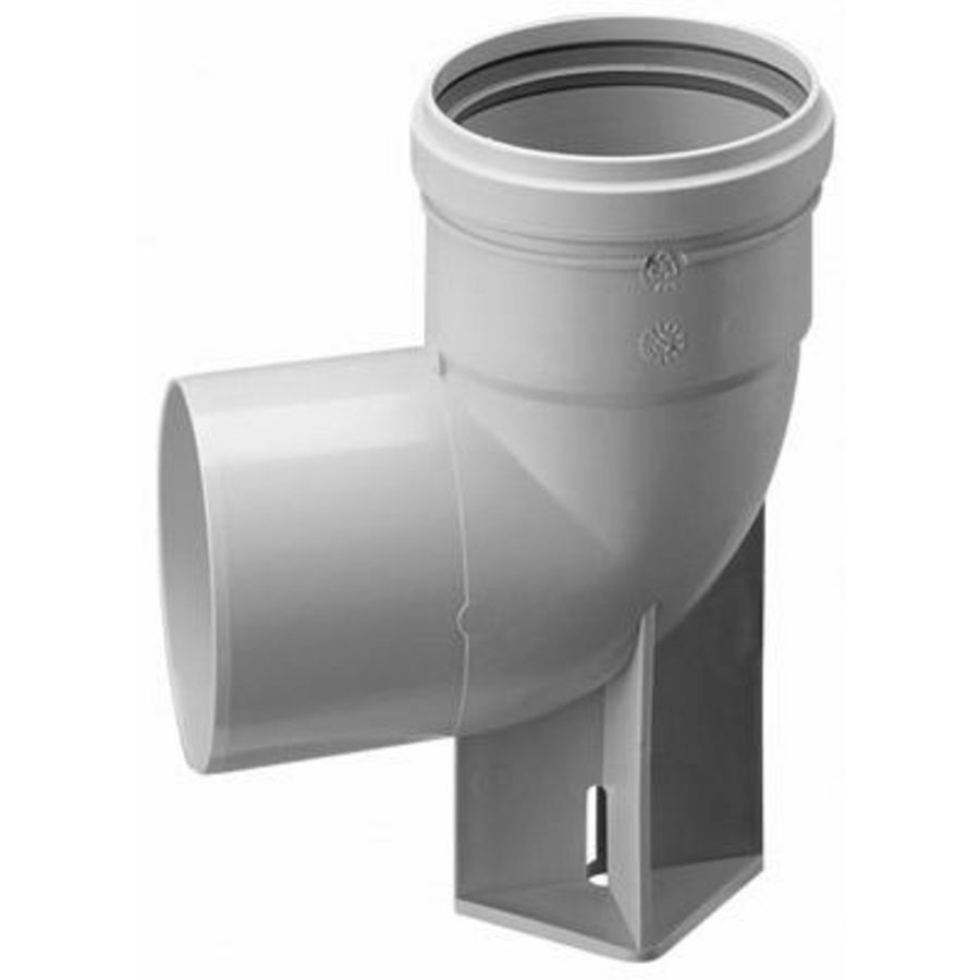 Steunbocht Twinline PP 60mm 90° grijs VVE=12